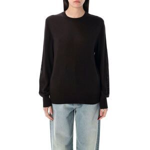 RHEA Crew Neck Fine Knit Long Sleeve Sweater Women BROWN Sweaters & Knitwear